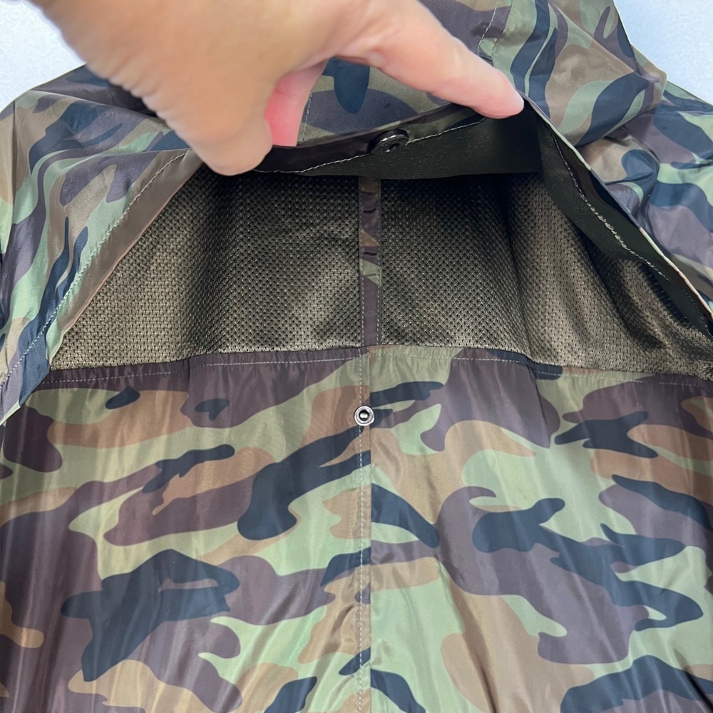 Torrid Camo Windbreaker Jacket Women 2 Plus Size Hooded Full Zip Utility Anorak - Picture 11 of 15